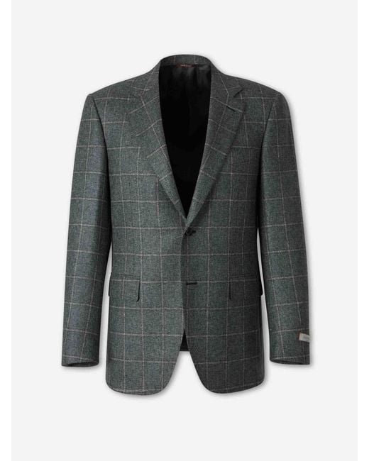 Canali Black Blazer Straight for men