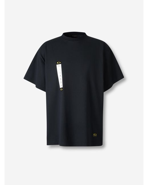 Camiseta Etiqueta Estampada Balenciaga de hombre de color Black