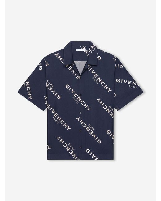 Chemise Imprimée Givenchy pour homme en coloris Blue