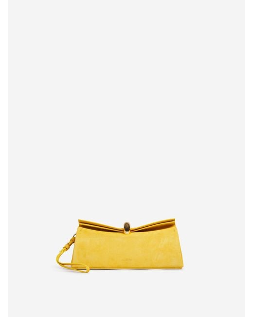 Jacquemus Yellow Le Valérie Clutch Bag