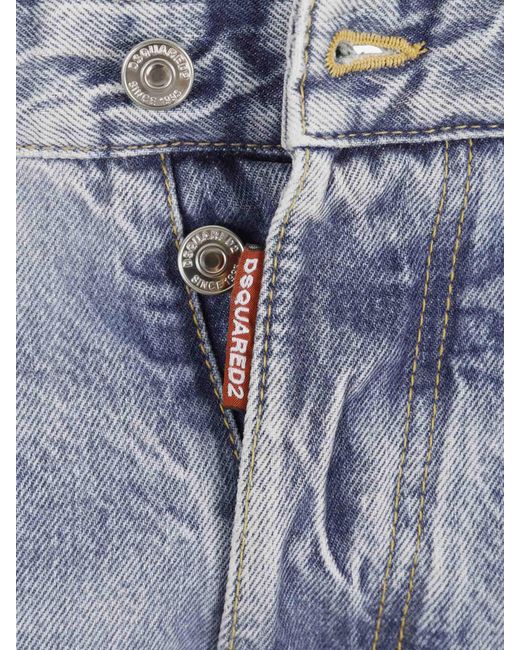 DSquared² Blue Bro Straight Jeans for men