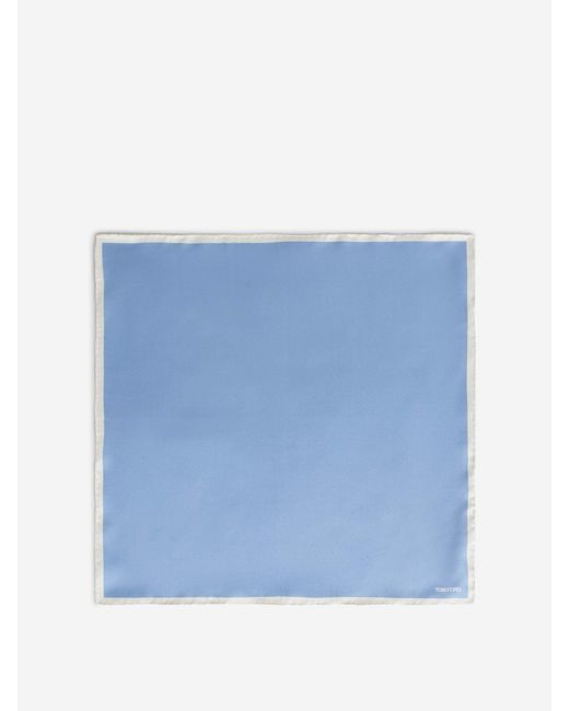 Tom Ford Blue Silk Pouch for men