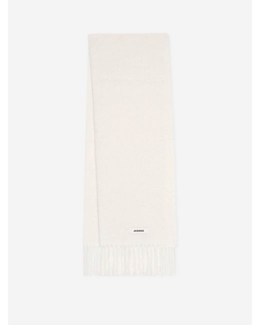 Écharpe Carro Jacquemus en coloris White