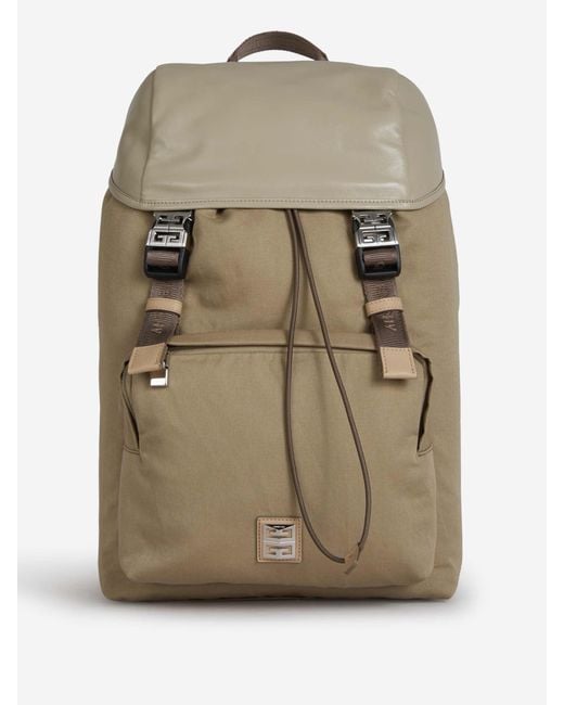 Burberry Gray Rocco Plaid Backpack for men