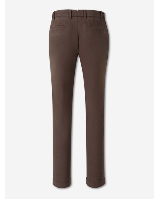 Santa Eulalia Brown Straight Leg Trousers for men