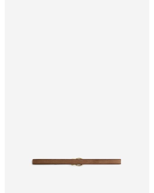 Dorothee Schumacher White Suede Belt