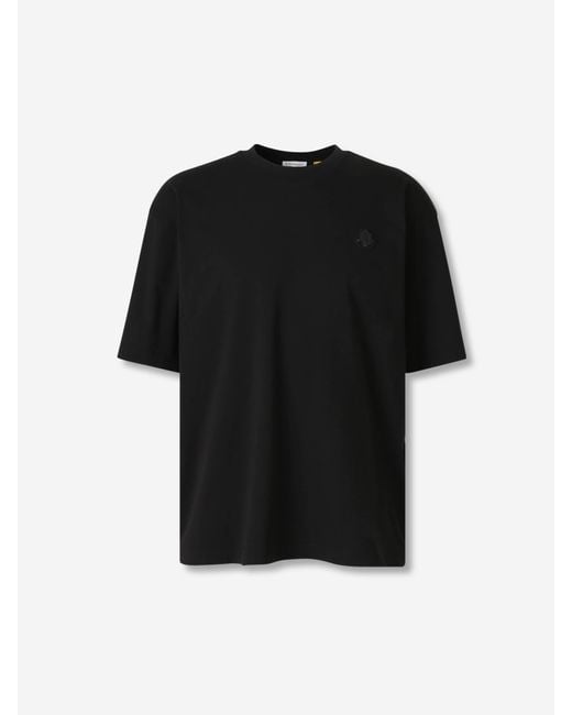 Moncler x A$AP ROCKY Black Round Neck T-Shirt for men