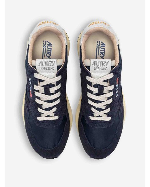 Autry Blue Reelwind Low Sneakers for men
