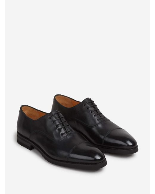 Bontoni White Savoia Leather Shoes for men