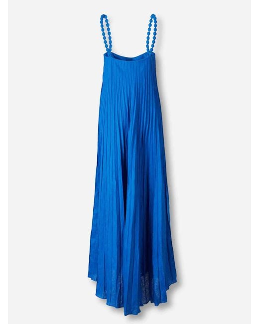 Robe Maxi Un Ritmo ANDRES OTALORA en coloris Blue