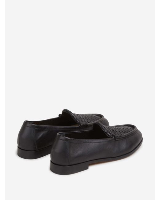 Bottega Veneta White Silenzio Moccasins for men