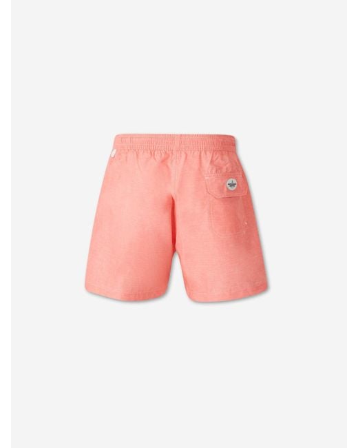 Santa Eulalia Pink Plain Swimsuit for men