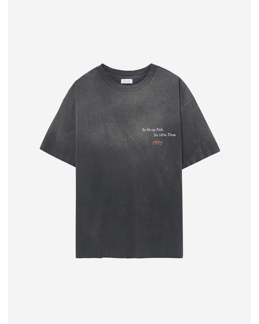 Camiseta Odeon Algodón John Elliott de hombre de color Gray