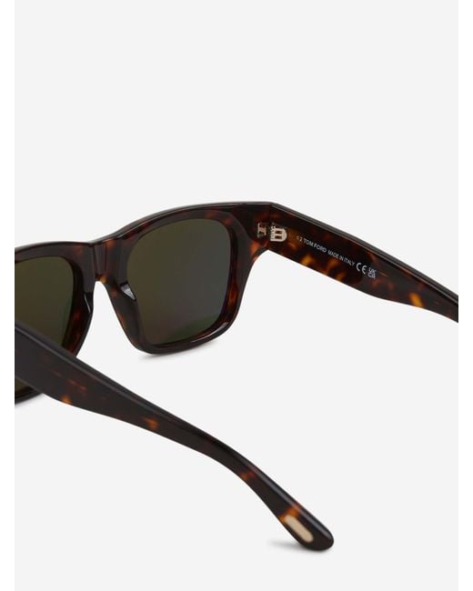 Tom Ford Green Rectangular Sunglasses for men