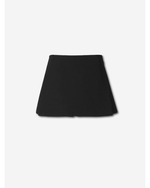 Balenciaga Black Pleated Mini Skirt