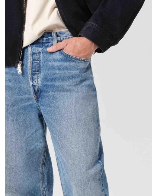 Agolde Blue 90's Straight Leg Jeans for men