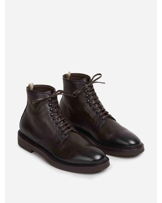 Officine Creative Black Hopkins Flexi 203 Boots for men