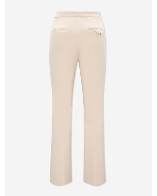 Dorothee Schumacher Natural Cropped Flared Trousers