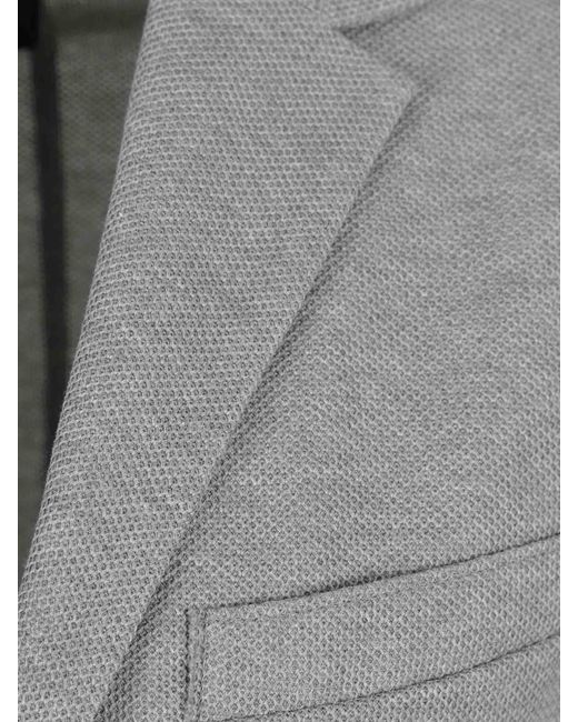 Harris Wharf London Gray Blazer Straight Cotton for men