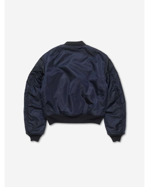 Acne Blue Technical Bomber Jacket for men