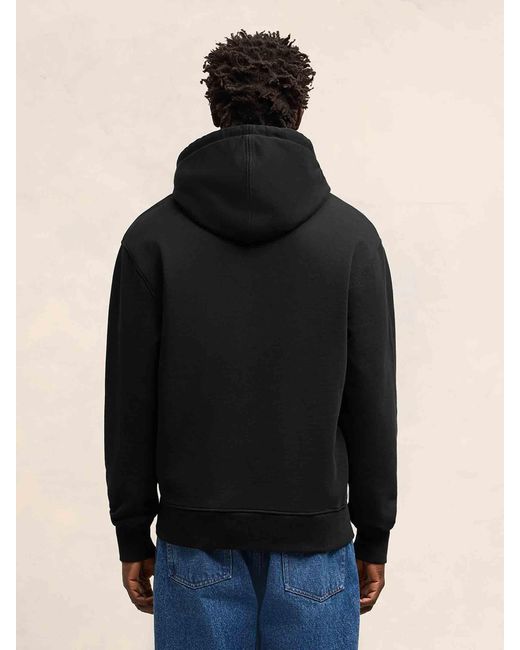 Sudadera Capucha Algodón AMI de hombre de color Black