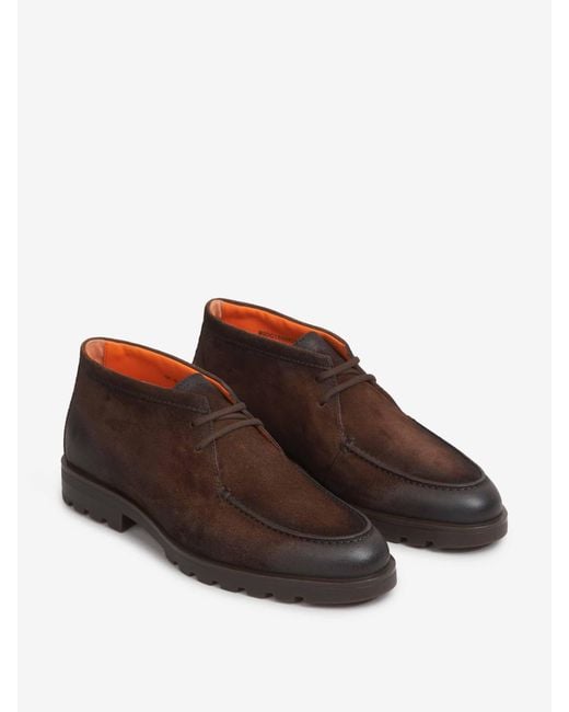 Santoni Wüstenstiefel in Brown für Herren