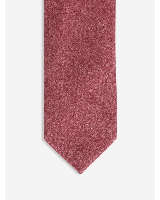 Bigi por Santa Eulalia Pink Wool Cashmere Tie for men