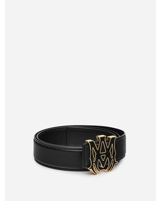 Amiri Logogürtel in Black für Herren