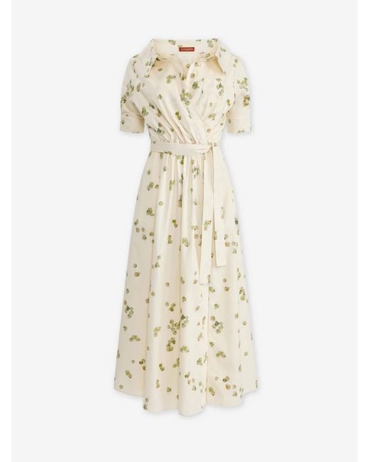Altuzarra White Lydia Midi Dress