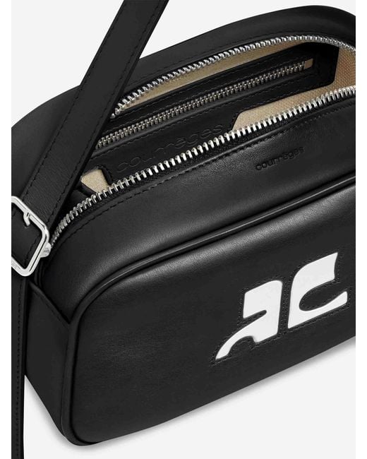 Courreges White Shoulder Bag Camera
