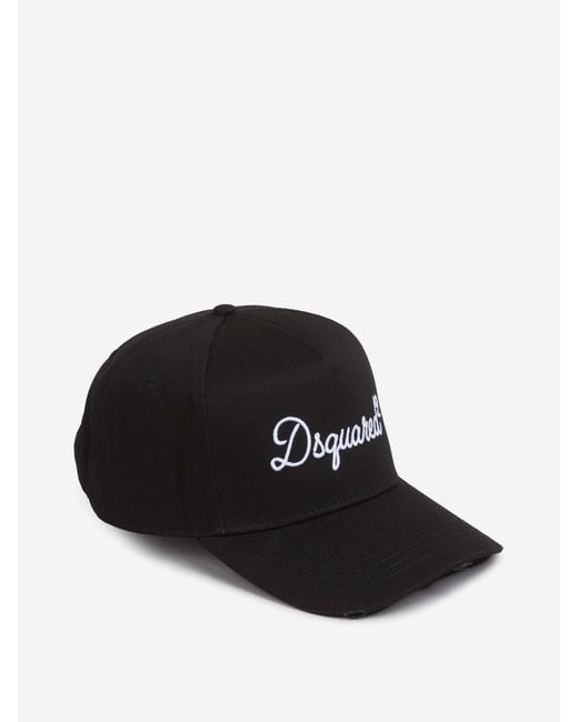 DSquared² Gestickte Logo-Mütze in Black für Herren