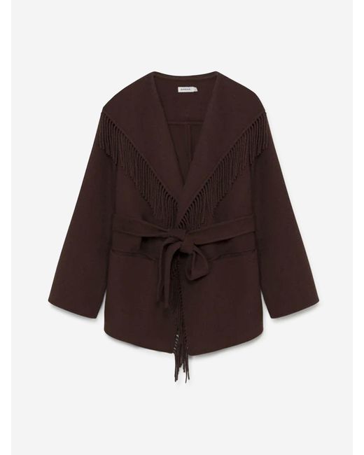 Jonathan Simkhai Brown Rowen Short Coat