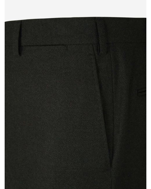 Marco Pescarolo Black Cashmere Dressy Pants for men