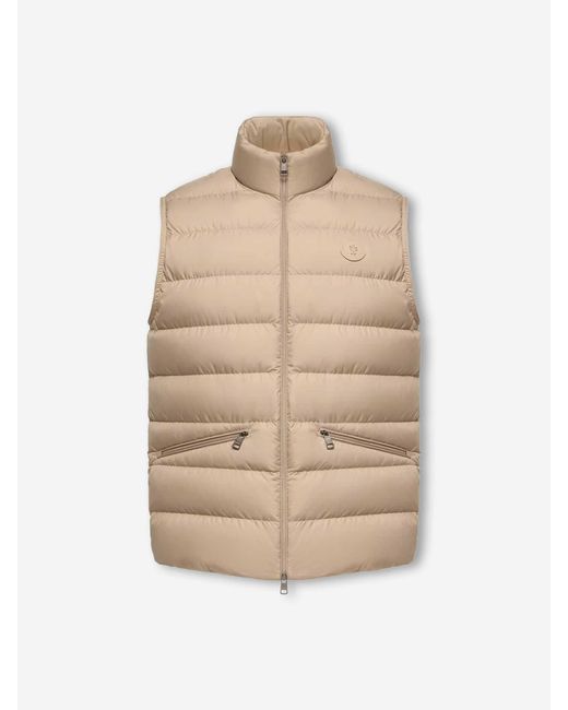 Chaleco Plumífero Treompan Moncler de hombre de color Natural