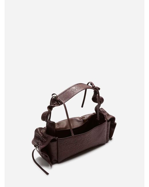 Bolso Hombro Multipocket Acne en coloris Brown