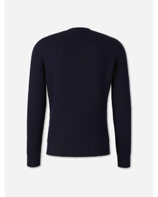 Jersey Efecto Trenzado Santa Eulalia de hombre de color Blue