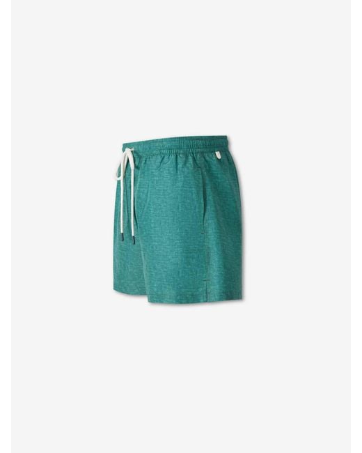 Santa Eulalia Green Plain Swimsuit for men
