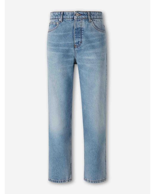 AMI Weite Gerade Jeans in Blue für Herren