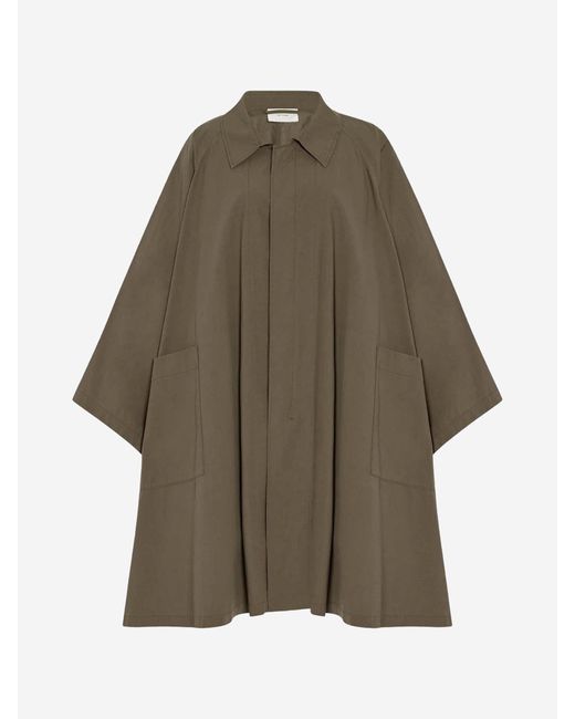 The Row Brown Leins Cotton Gabardine
