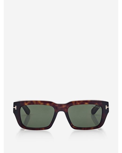 Occhiali Rettangolari Icon di Tom Ford in Green da Uomo