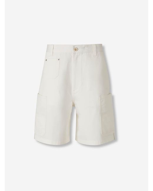 Bermudas Cargo Coton Givenchy pour homme en coloris White
