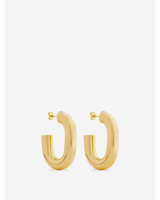 Orecchini Xl Link di Rabanne in Metallic