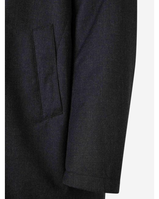 Herno Blue Padded Parka for men