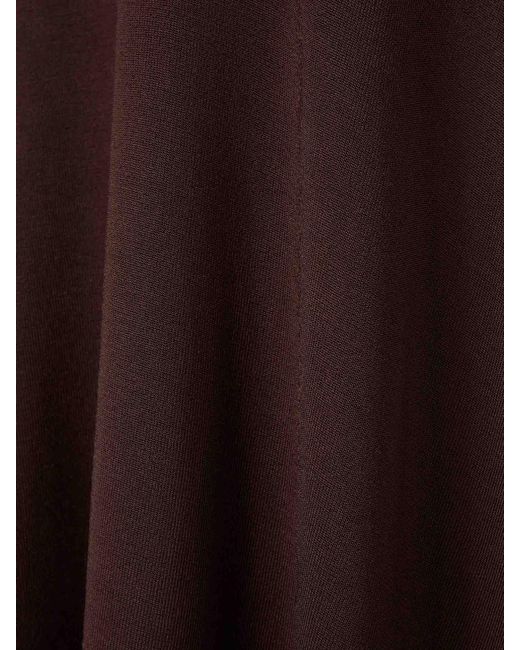 Roland Mouret Brown Maxi Knit Dress