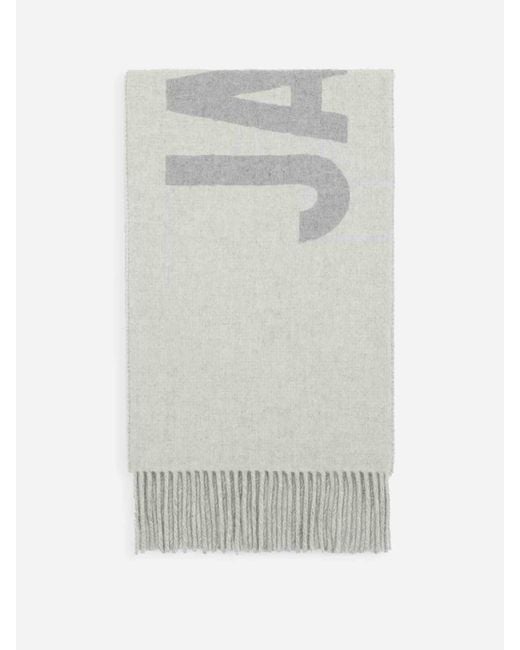 Sciarpa Lana Jacquard di Jacquemus in Gray