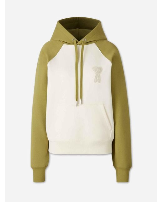 AMI Green Crew Neck Sweatshirt