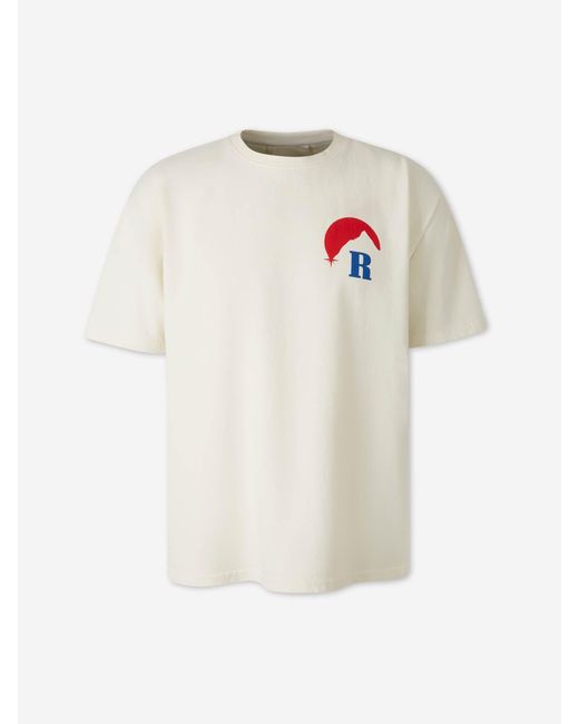 Rhude Black Round Neck T-Shirt for men