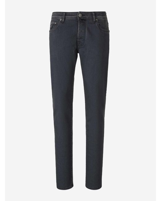 Jeans Slim Algodón Jacob Cohen de hombre de color Blue