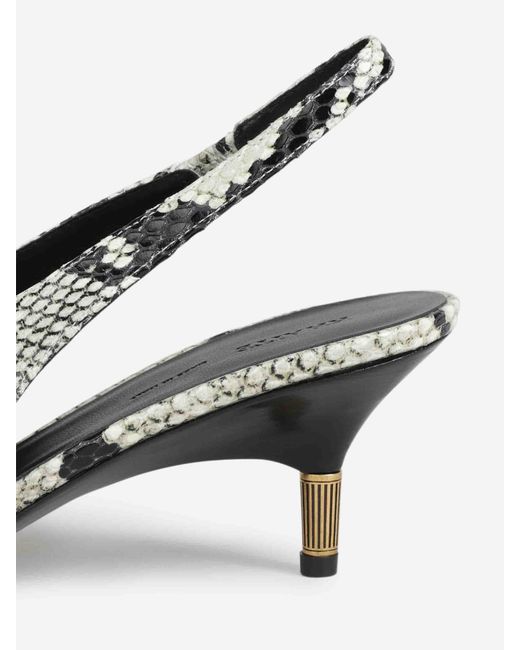 Khaite White Bella Pump Mules
