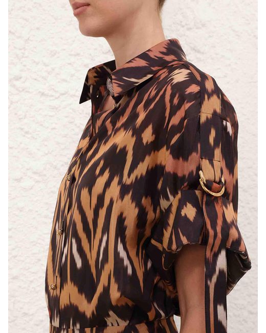 Zimmermann Multicolor Aster Relaxed Shirt